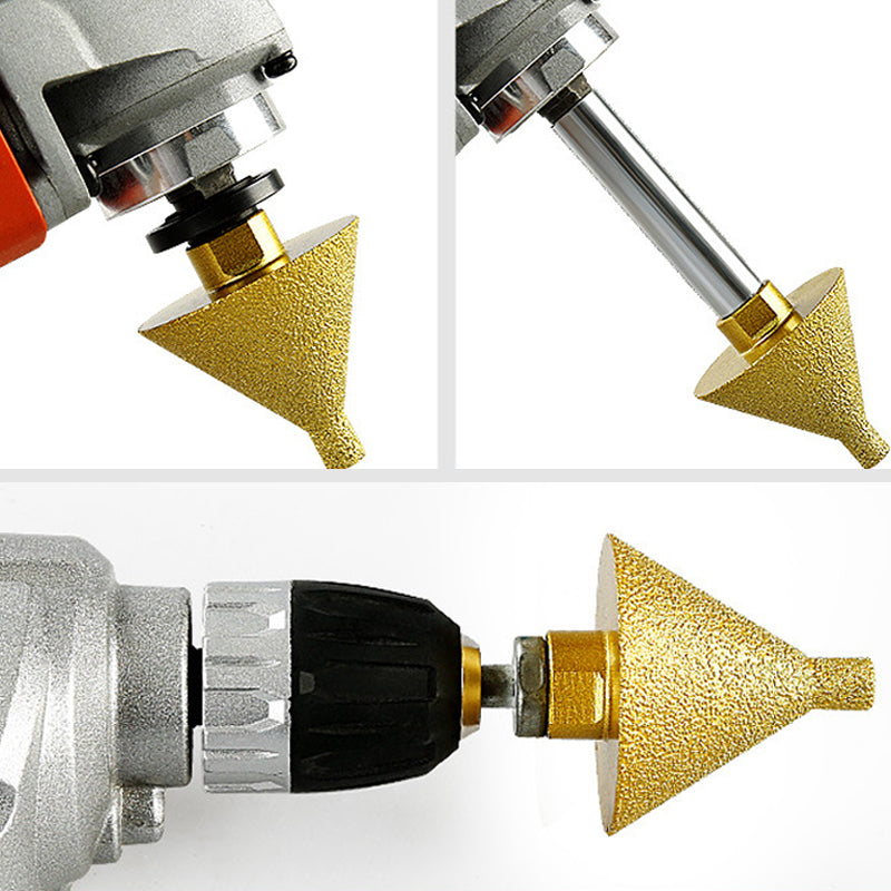 CutBrite™ - Brazed Diamond Polishing and Grinding Weel for 100M Angle Grinder