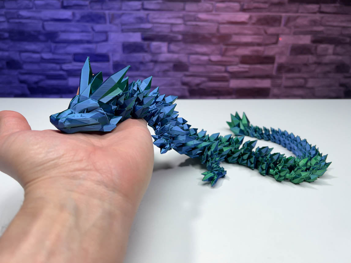 Therium™ - Mythical 3D-Printed Laser Crystal Dragon