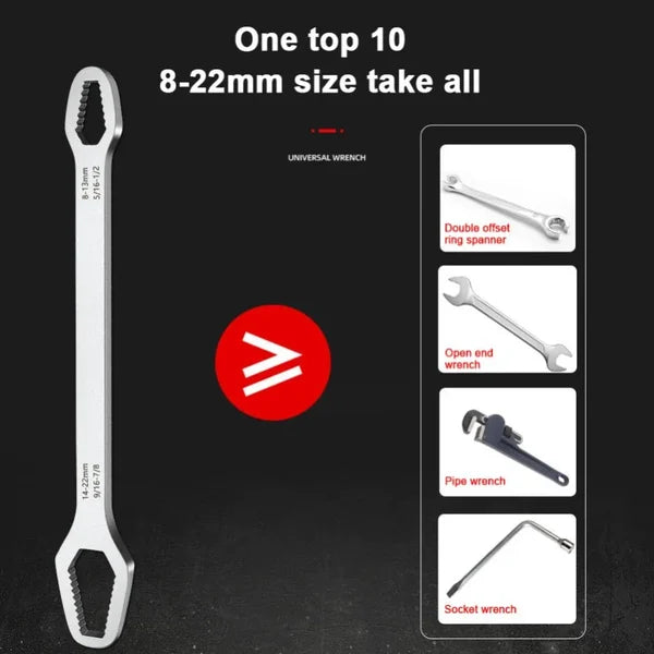 8-22mm Universal Wrench Receive a FREE 3-17mm Universal Wrench!