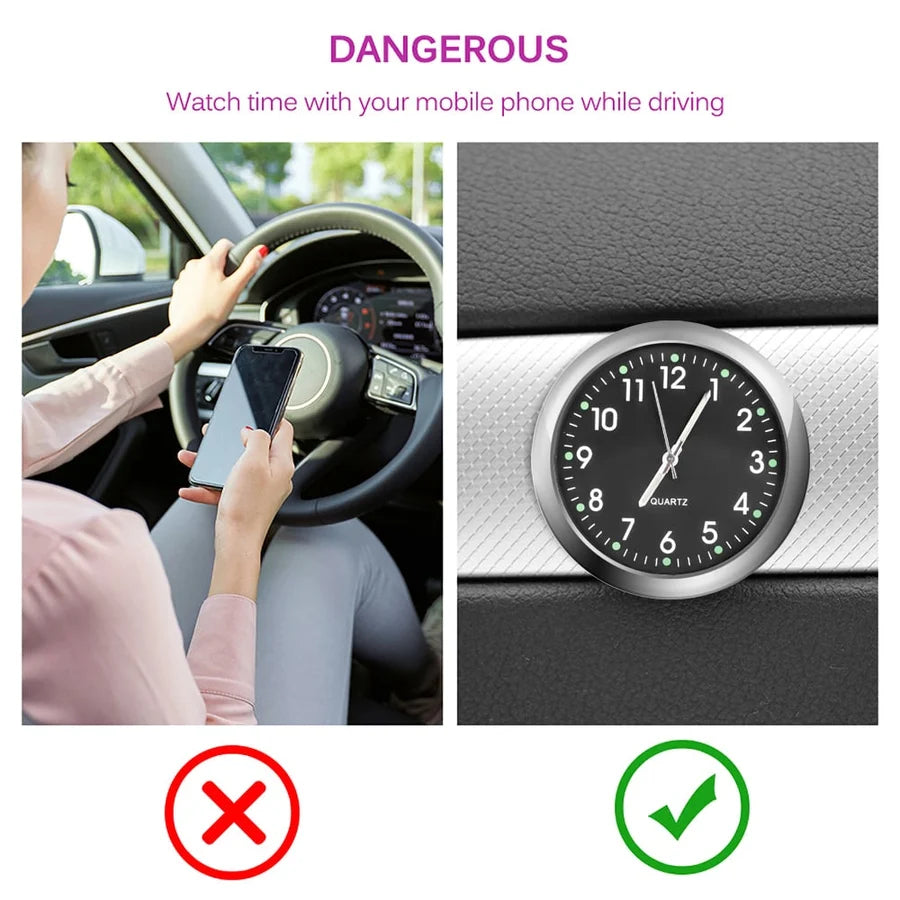 WeClock™ - Luminous decoration mini clock for car