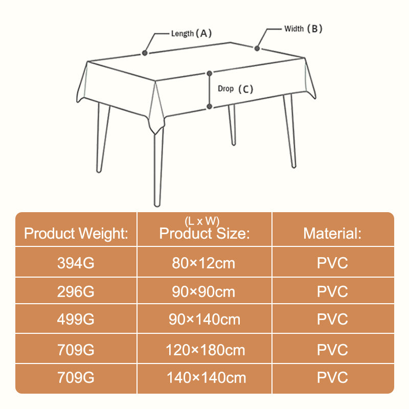 Drips™ - Waterproof And Oil-Proof Tablecloth