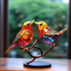 Birds on Branches™ Stained Glass Ornament