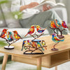 NesTings™ - Birds on Branches Stained Glass Ornaments