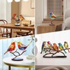 NesTings™ - Birds on Branches Stained Glass Ornaments