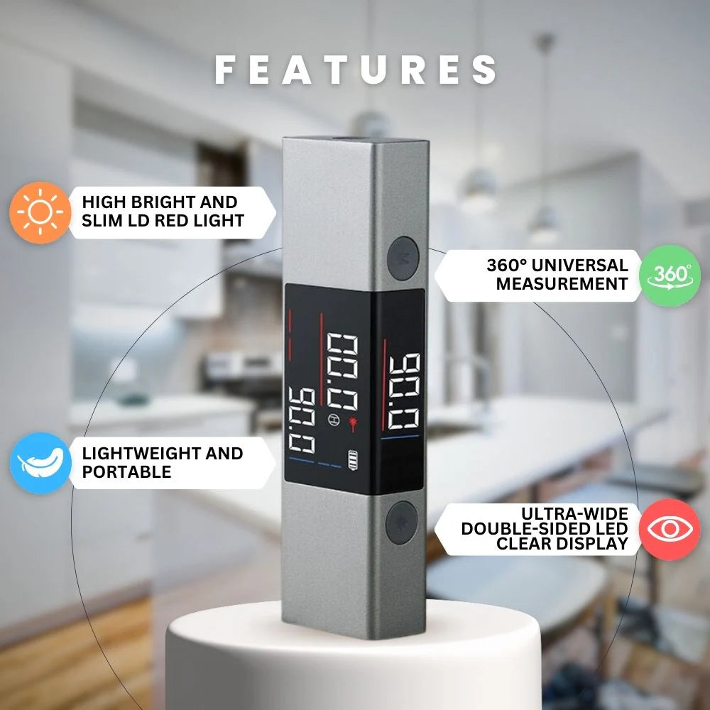 AngleMaster™ 2-in-1 Digital Laser Protractor