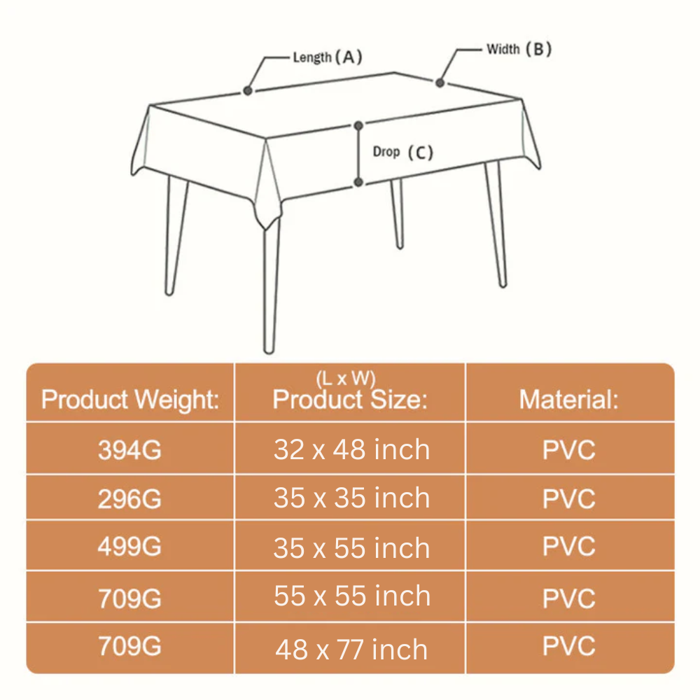 Kleen™ - Waterproof And Oil-Proof Tablecloth