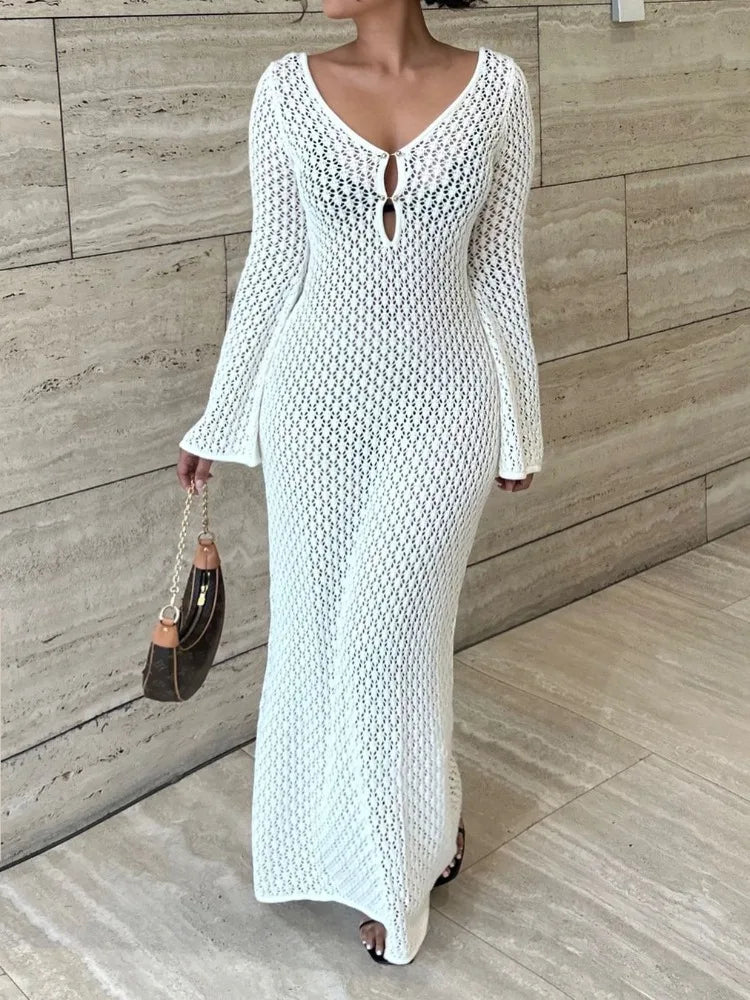 Tosmsy™ - Knit Maxi Dress