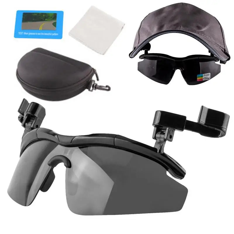 EyePol™ - Polarized Clip Cap Sunglasses