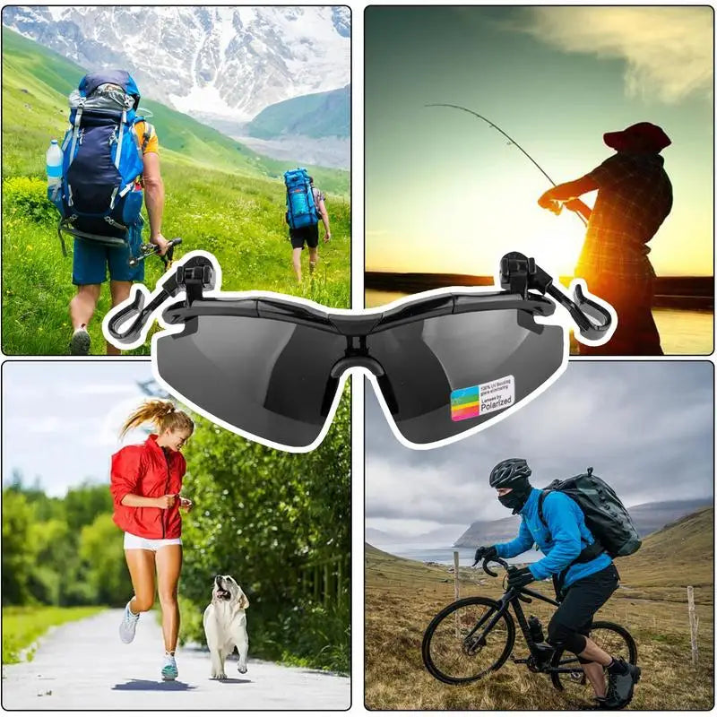 EyePol™ - Polarized Clip Cap Sunglasses