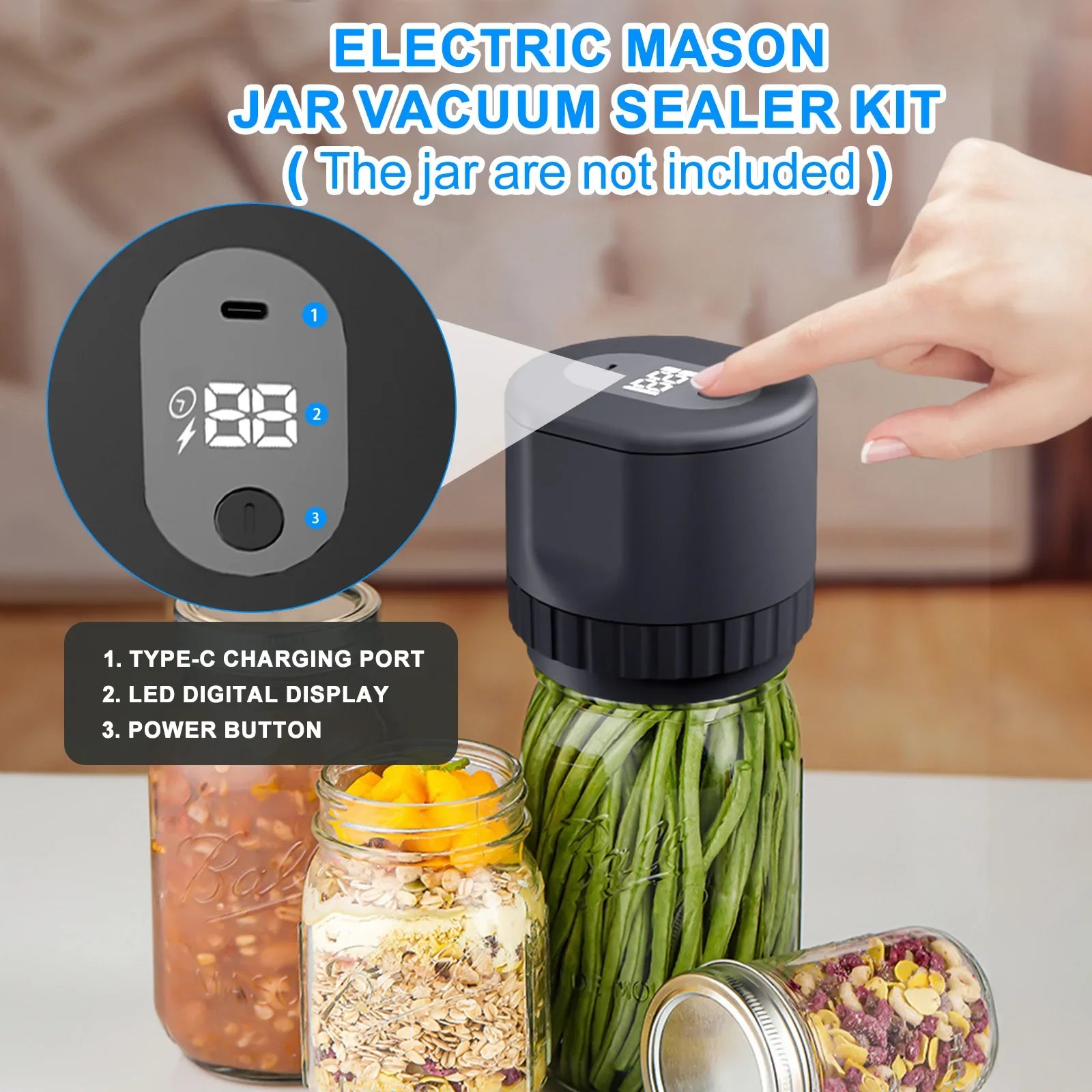 BelVacc™ - Vacuum Jar Sealer