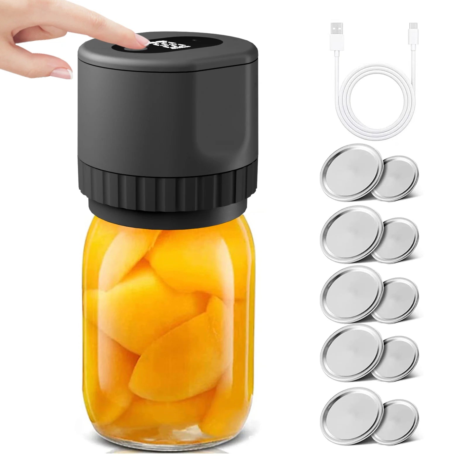 JarVac™ - Vacuum Jar Sealer