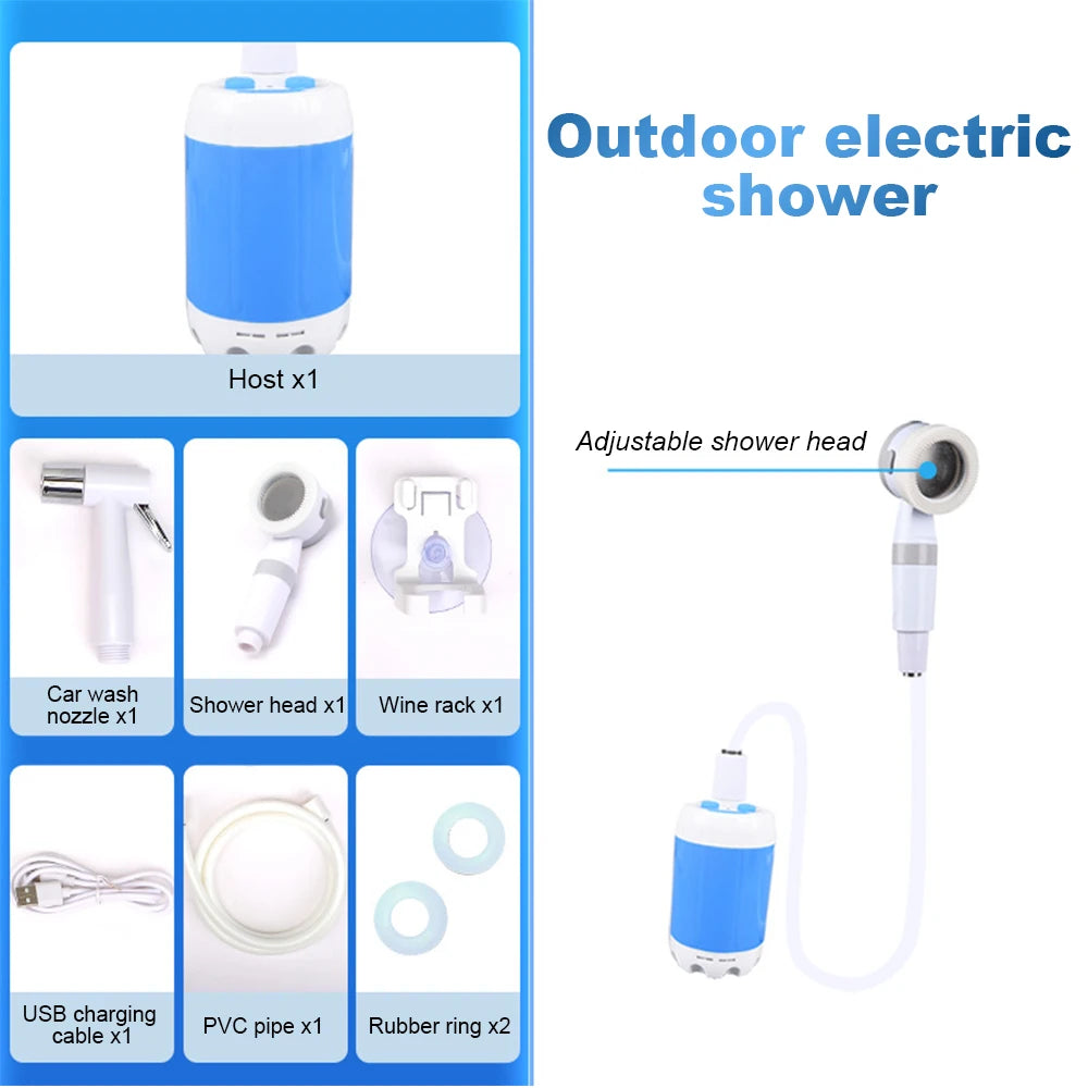 Voltu™ - Outdoor Rechargeable Electric Shower