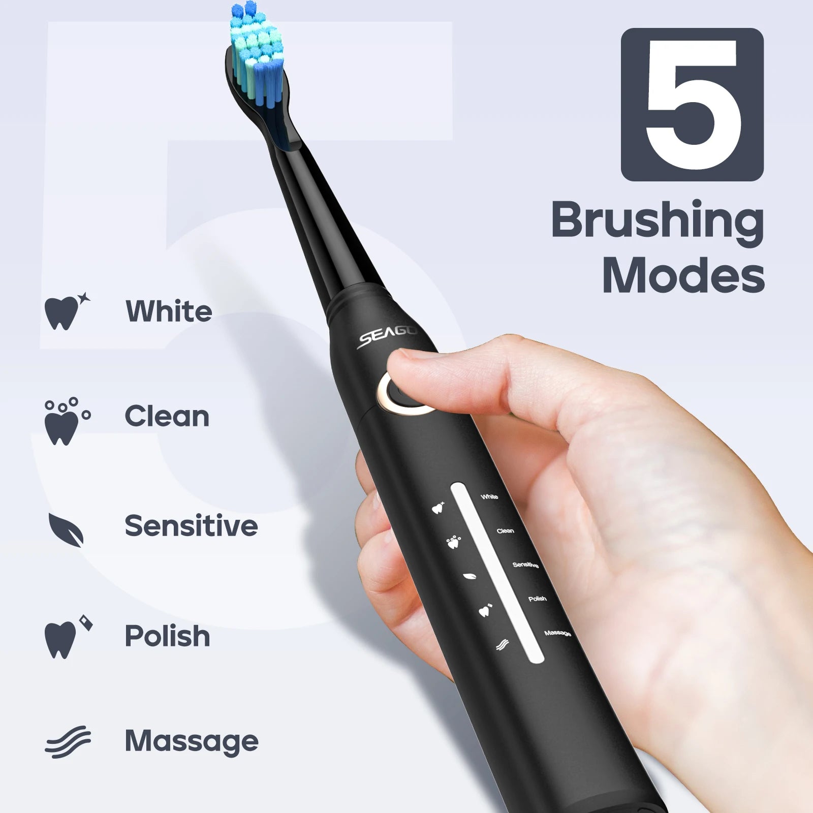 Ecobrush™ - Rechargeable Ultrasonic Electric Toothbrush