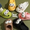 Bitfo™ - Funny Big Eyes Tongue Kiss Slippers