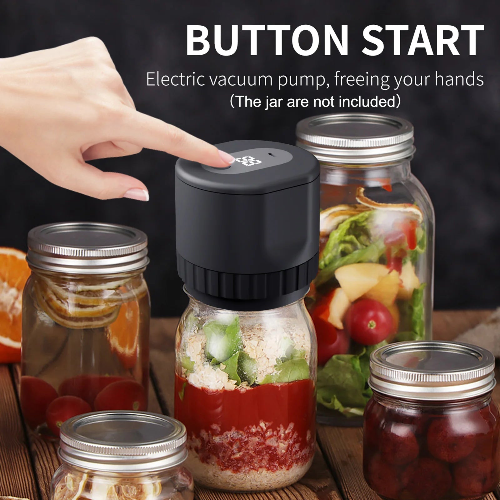 JarVac™ - Vacuum Jar Sealer