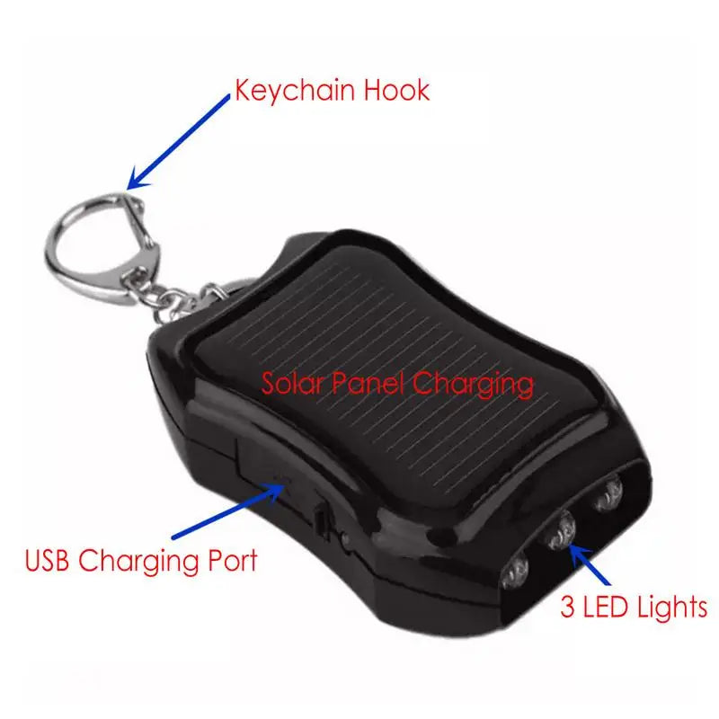 SolKey™ - Portable Solar Light Charger Keychain