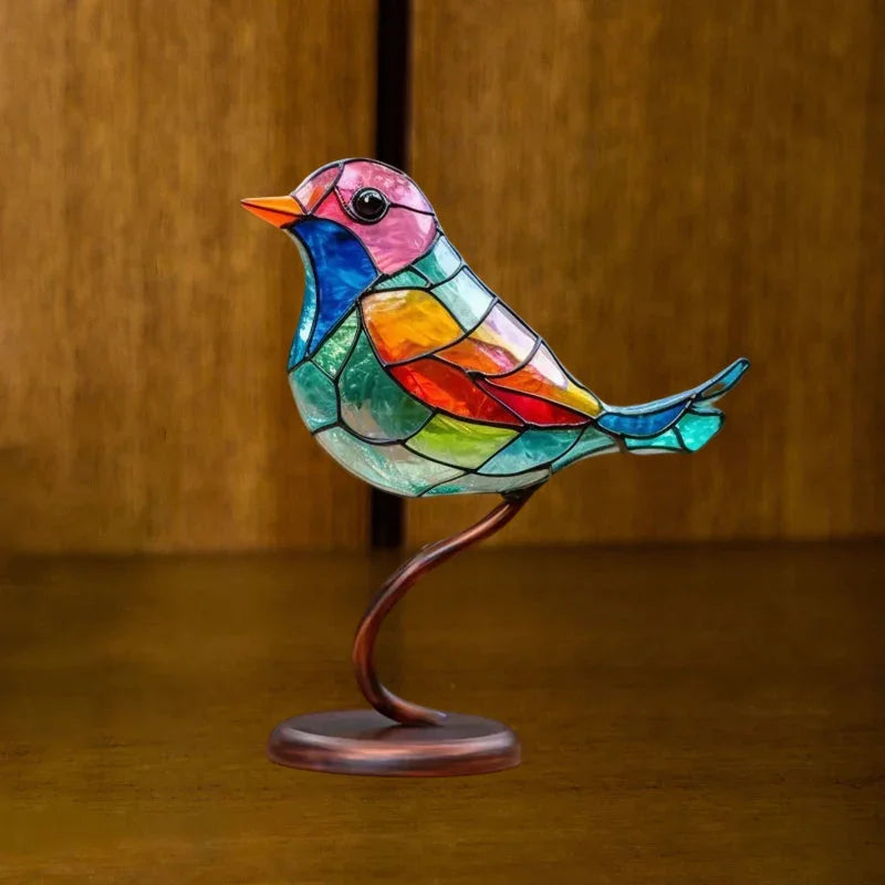 Birds on Branches™ Stained Glass Ornament