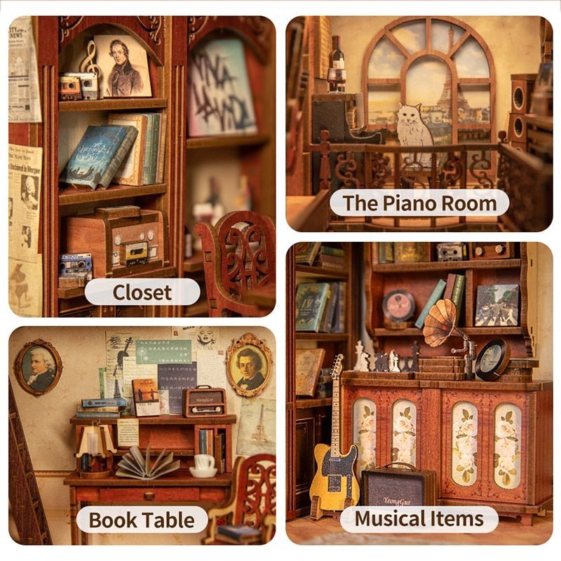 NookNest™ Book Nooks DIY 3D Wooden Puzzle