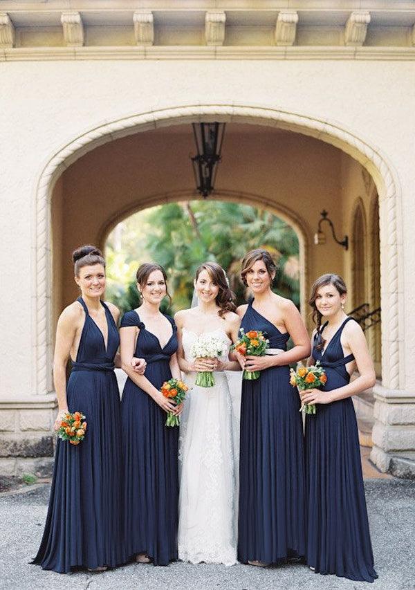 Mersea™ - Navy Blue 10-Way Infinity Bridesmaid Dress