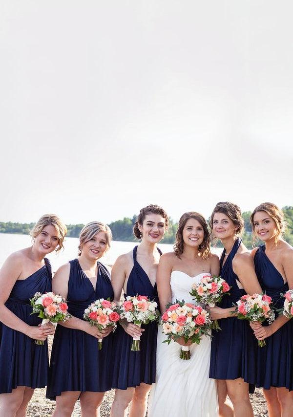 Mersea™ - Navy Blue 10-Way Infinity Bridesmaid Dress