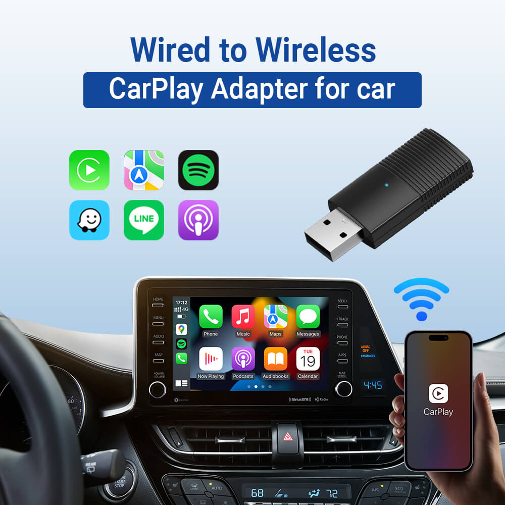 GemCar™ - Mini Wireless CarPlay Adapter