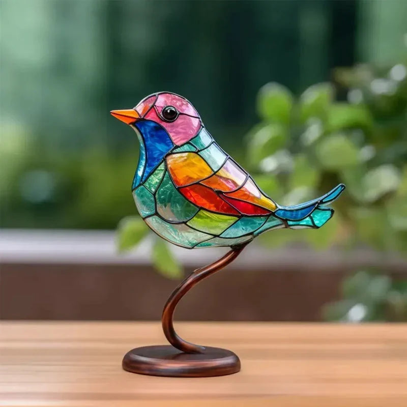 Birds on Branches™ Stained Glass Ornament