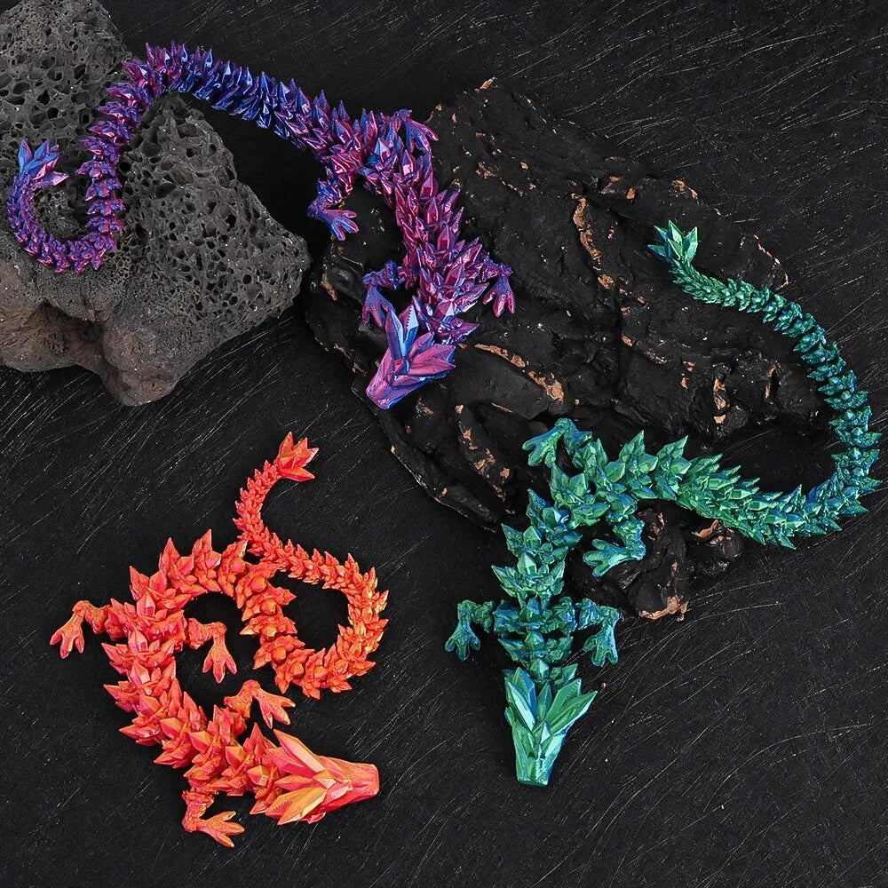 Mysti™ - Mythical 3D-Printed Laser Crystal Dragon