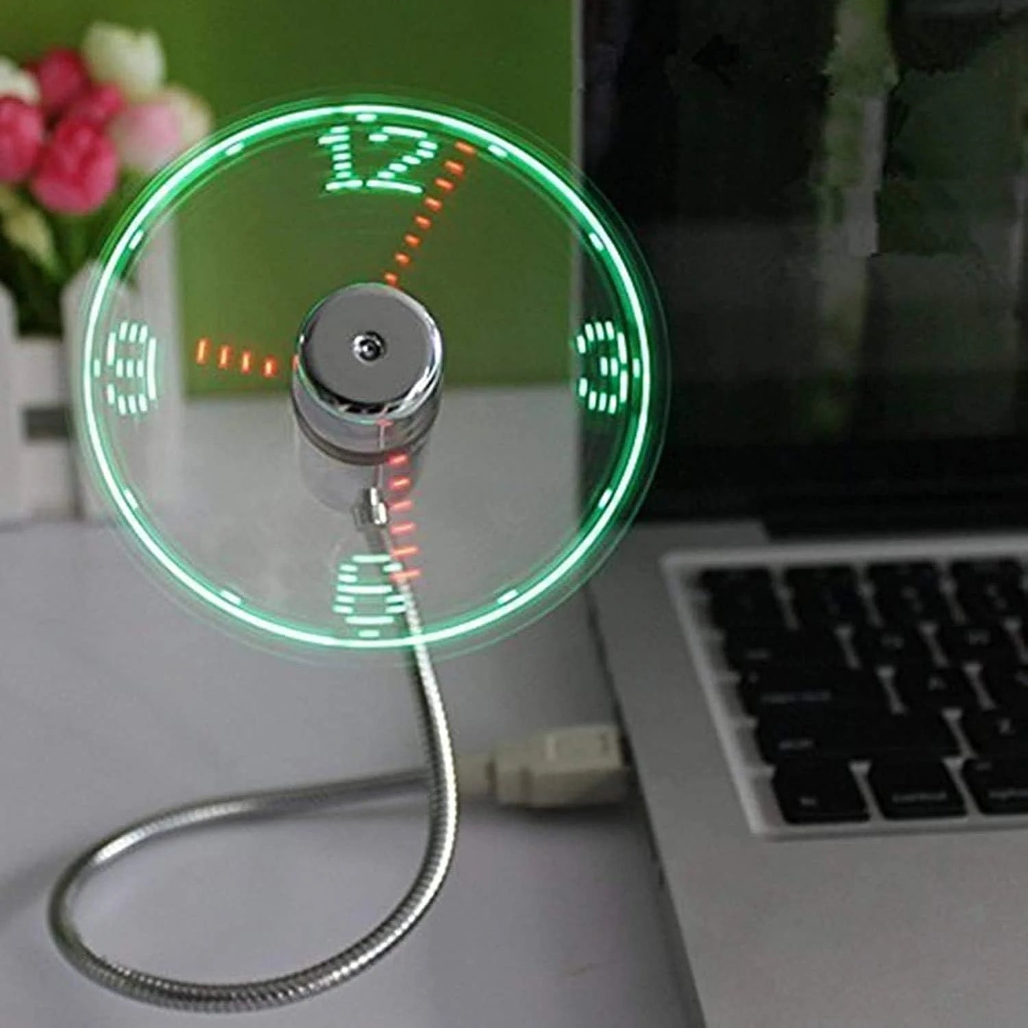 DayLe™ - USB LED Clock Fan