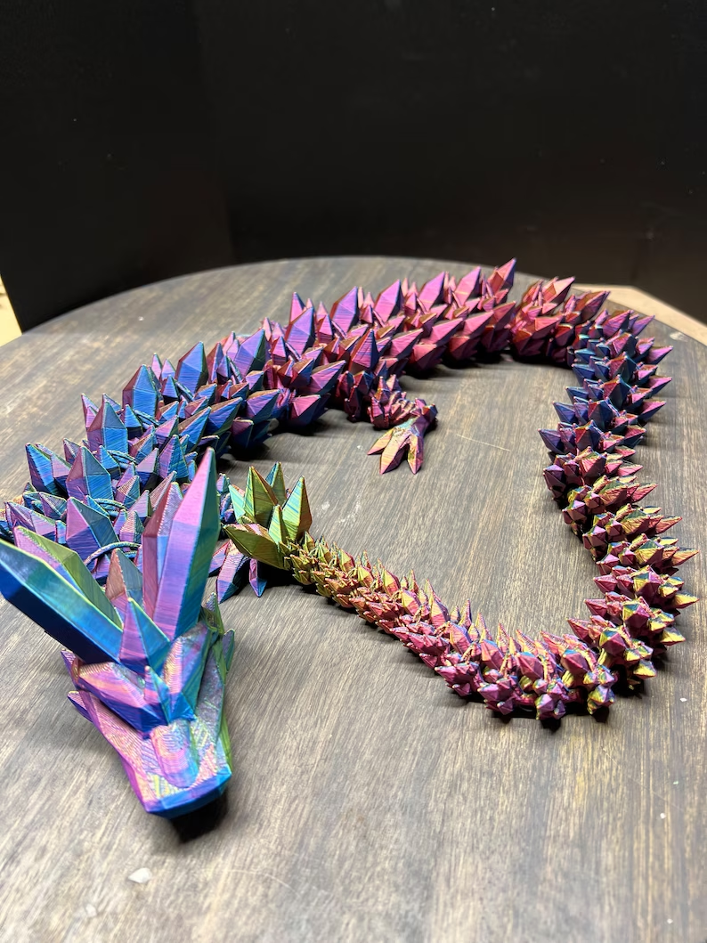 Therium™ - Mythical 3D-Printed Laser Crystal Dragon