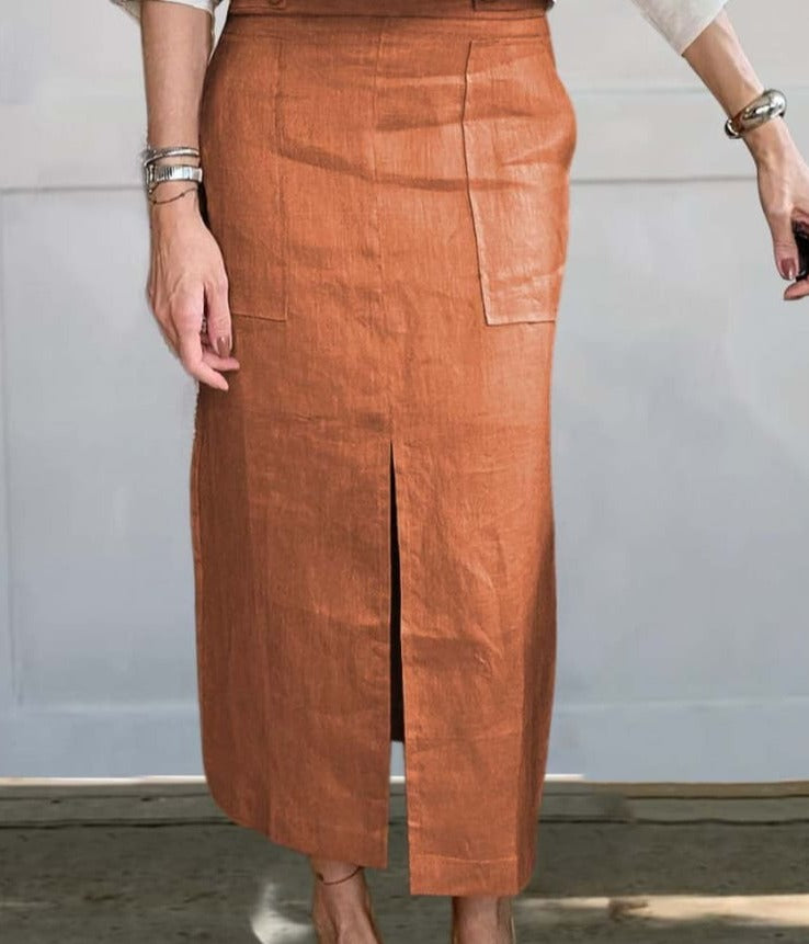 Dorella™ - Women's Cotton And Linen Skirt