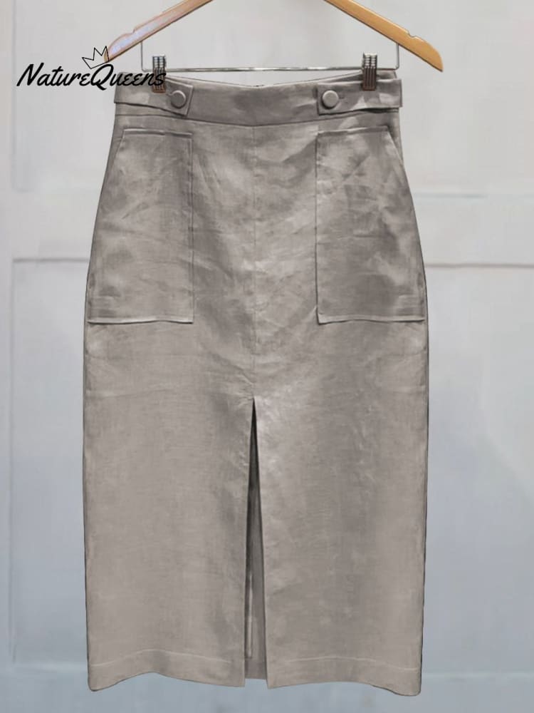 Dorella™ - Women's Cotton And Linen Skirt