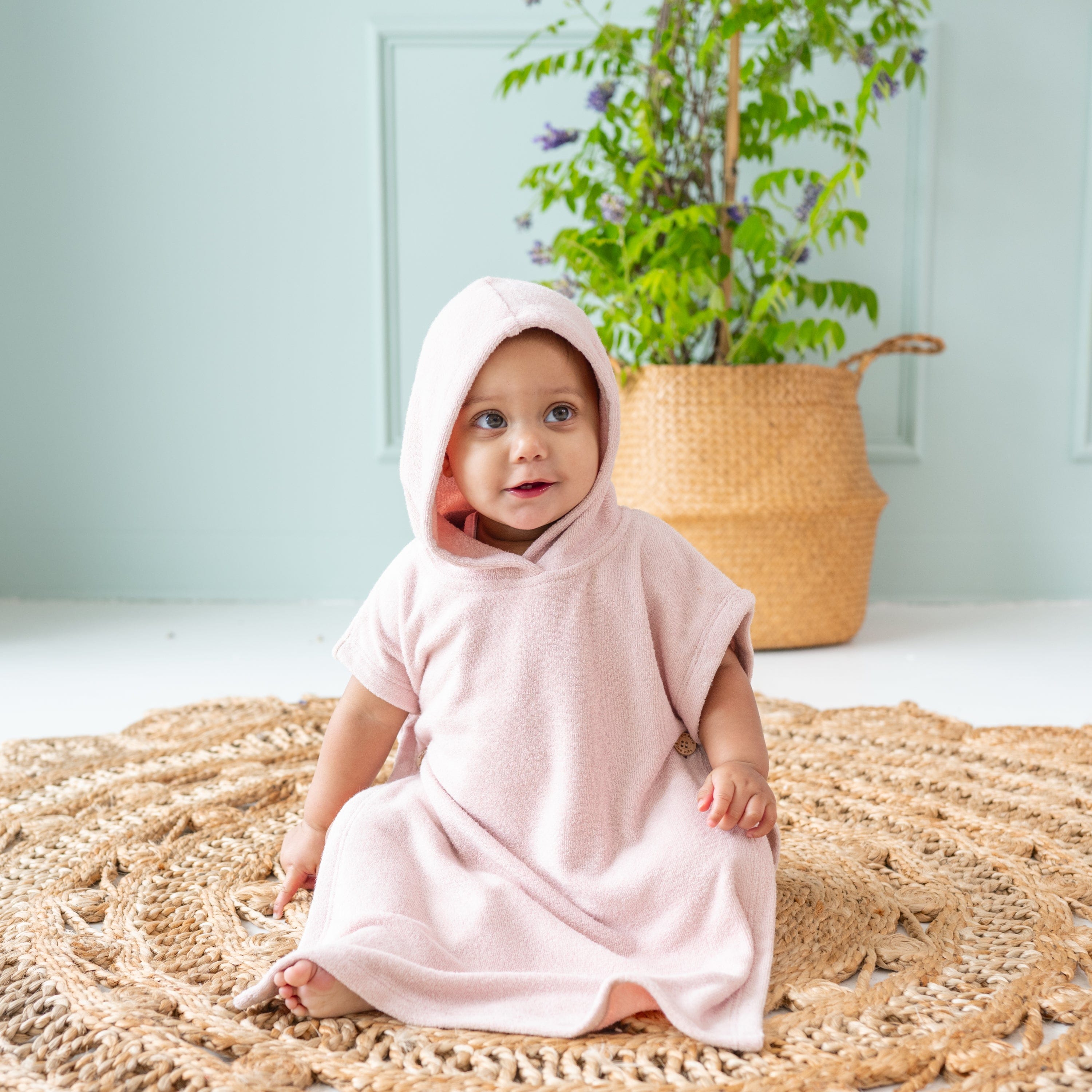 Blushy™ - Swim Poncho in Blush