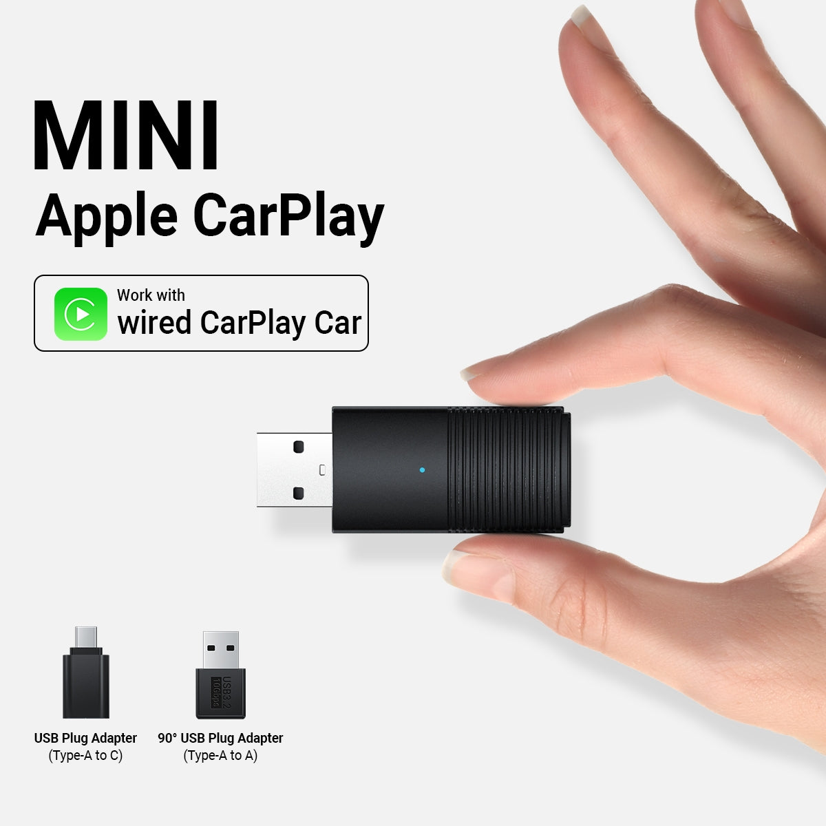 GemCar™ - Mini Wireless CarPlay Adapter