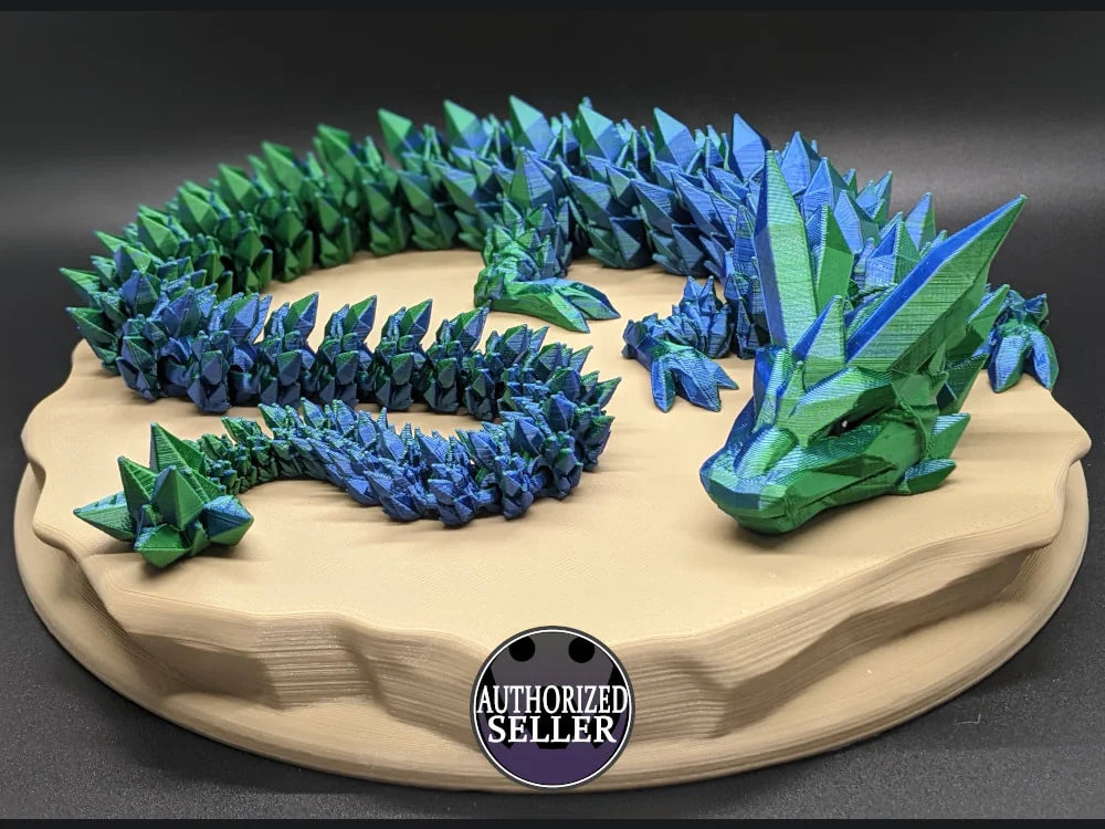 Therium™ - Mythical 3D-Printed Laser Crystal Dragon